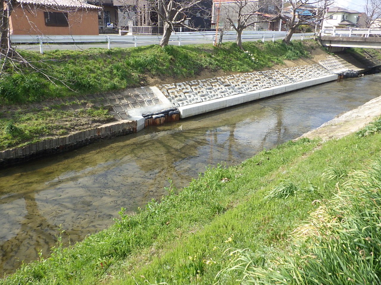 令和6年5月竣工 二級河川田古知川河川改良工事